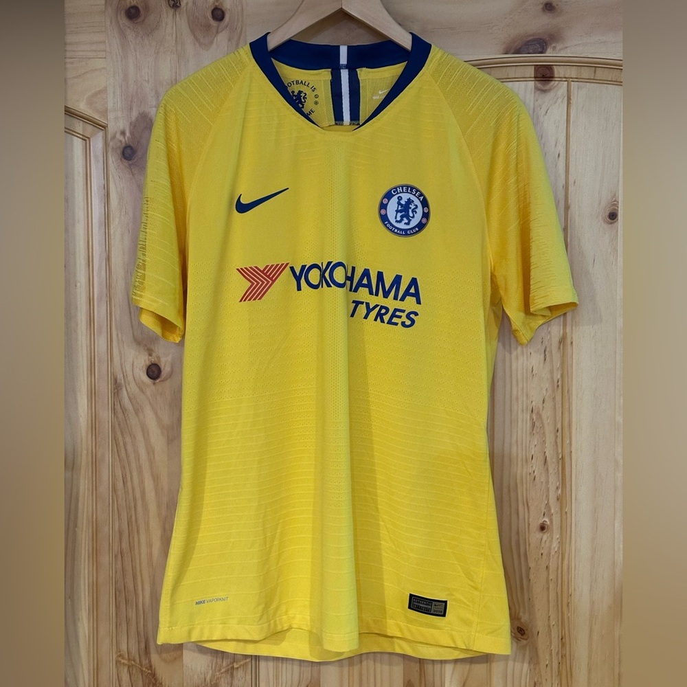 Nike VaporKnit 2018 Yellow Chelsea Jersey
